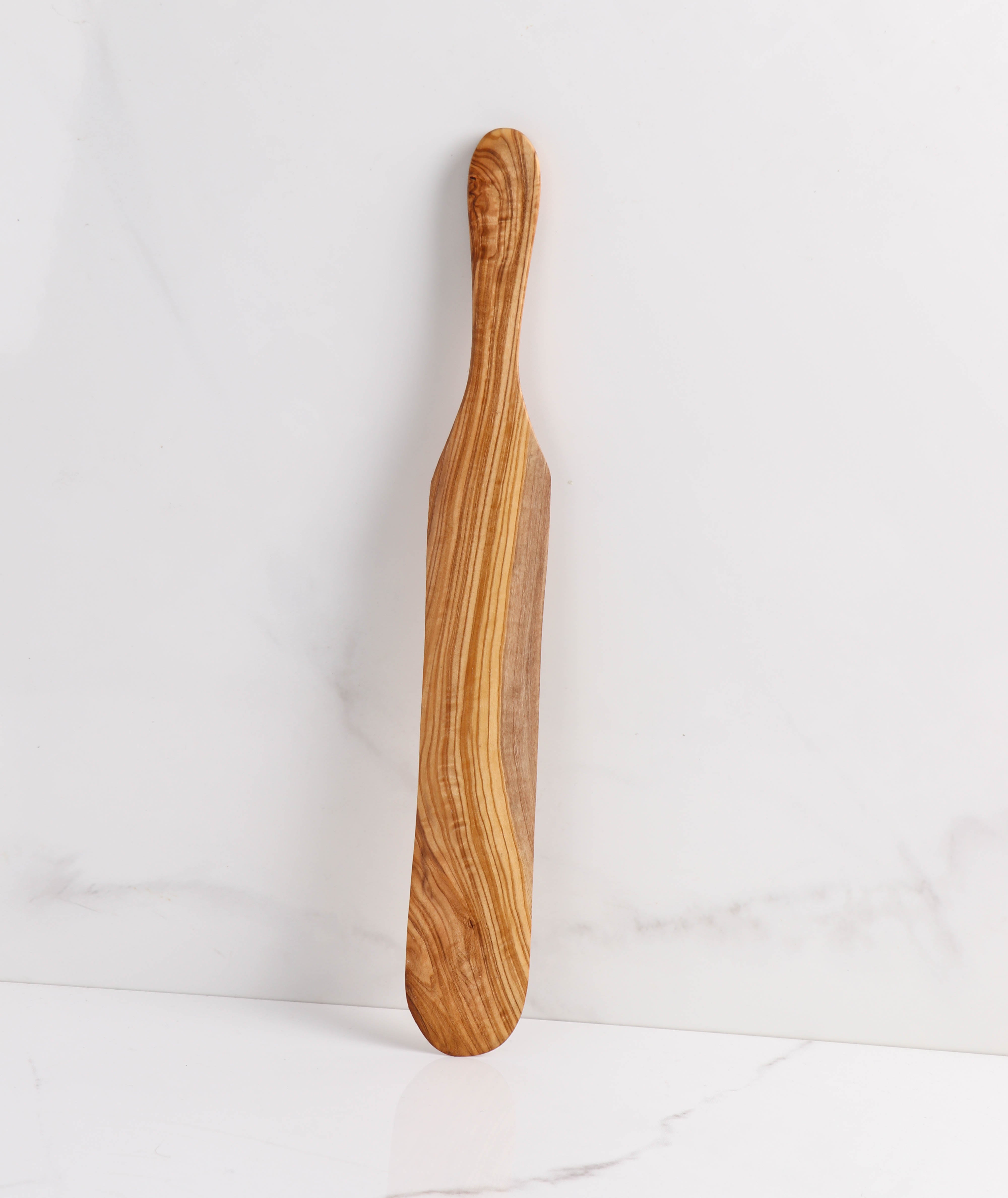 Straight Spatula  Olive Wood - ArtisRaw